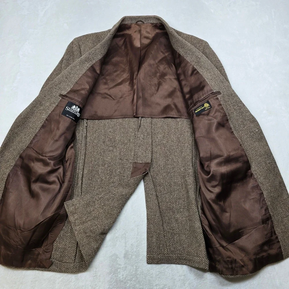 Stafford classic herringbone